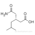 (R) - (-) - 3-karbamoymetyl-5-metylhexansyra CAS 181289-33-8